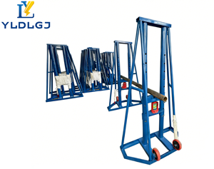 YILI Sollevatore Idraulico Professionale per Bobine da 10 Tonnellate con Testa a Rullo per Installazione di Linee Elettriche - Product Image 6