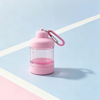 Porte-clés entonnoir personnalisé pour bouteille shaker, conteneur portable pour poudre protéinée, porte-clés pour bouteille de sport, porte-clés de gym, cadeaux pour hommes