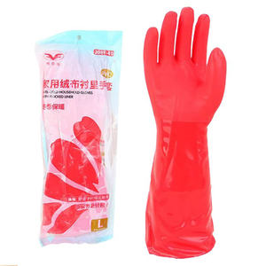 Gants imperméables résistants à l'huile, aux acides et aux alcalins, gants de protection chauds doublés de <span class=keywords><strong>coton</strong></span> intégrés pour la maison - Product Image 4