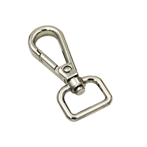 Llavero con hebilla cuadrada de aleación de zinc, cierre metálico resistente para bolsos, equipaje, correas de mascotas y accesorios. - Product Image 4