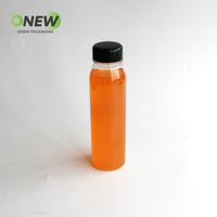 Botella de Plástico Transparente de 300 ml (10 oz) con Tapa, para Jugos, Bebidas, Leche, Salsa de Pescado, para Mascotas Pequeñas, Linda, Nueva, en Oferta