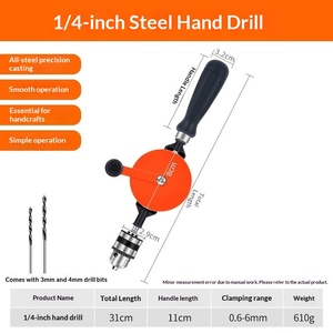 สว่านมือ<span class=keywords><strong>เม</strong></span><span class=keywords><strong>โกะ</strong></span>เครื่องมือเจาะอเนกประสงค์ เครื่องเจาะไม้แบบแมนนวล เครื่องมือพิเศษ งานฝีมือ DIY ดอกสว่าน - Product Image 6