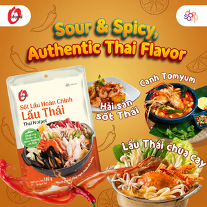 ซอสชาบูไทยโอ'ฟู้ด 180 กรัม - รสเปรี้ยวเผ็ดมะพร้าว พร้อมใช้สำหรับ 5-6 ที่ รับประทาน อายุการเก็บรักษา 12 เดือน |   ซอสขายส่งและรับผลิตแบบ OEM - Product Image 1
