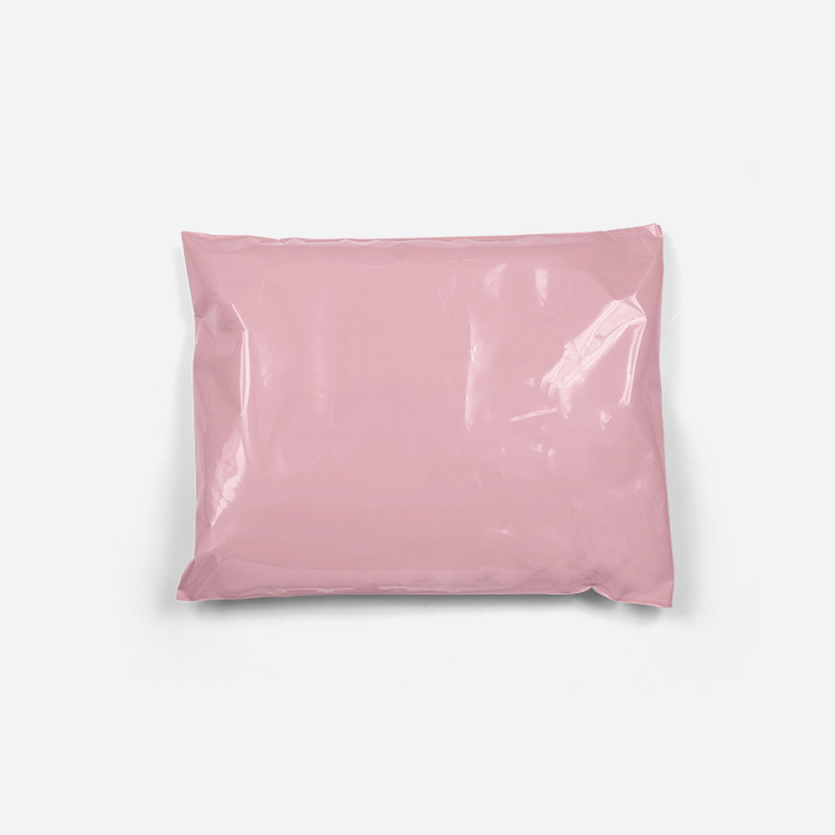 High Quality Pure Pink Plain Color Poly Courier Bags Mail Bag Plastic Packaging Bag