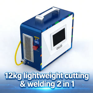 Máquina de Soldadura y Corte Láser de Fibra Portátil 2 en 1 de 300/600 Vatios, Nueva, Refrigerada por Aire, Ligera, para Soldadores de Acero - Product Image 1