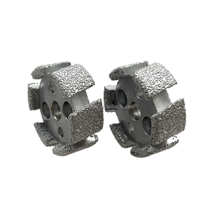 Jirui CNC phay công cụ 2 "Kim Cương phay bánh xe 100 mét chân không brazed kim cương stubbing bánh xe cho Granite đá thạch anh - Product Image 3