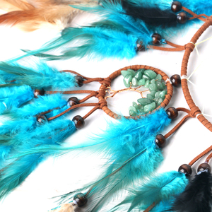 Cristaux de guérison en gros, artisanat, arbre de vie en aventurine verte, <span class=keywords><strong>attrape</strong></span>-rêves en cristal <span class=keywords><strong>pour</strong></span> la décoration - Product Image 5