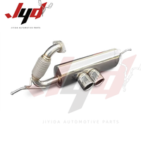 Knalpot Performa Modifikasi Suara Racing untuk Mercedes-Benz SMART W451 1.0T/1.0 2009-2012 Bahan Stainless Steel Catback