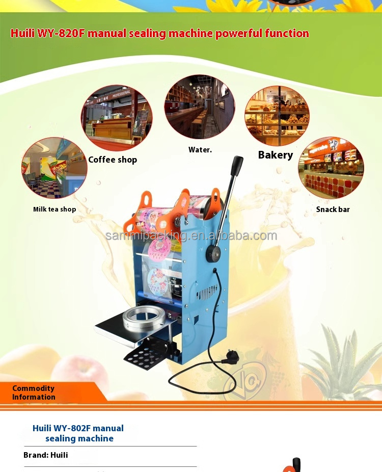 70Mm 95Mm Automatique Bubble Tea Couvercle Scellant Bubble Tea Film D'étanchéité Tasse Machines À Sceller À Vendre