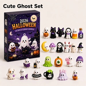 Caja Sorpresa de Halloween con 24 Figuras Miniatura de Fantasmas y Calabazas para Niños - Decoración para Fiesta de Halloween, Juguete Coleccionable, Regalo Sorpresa - Product Image 6