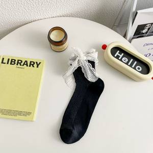 मध्य-ट्यूब मोजे महिला जापानी लोलिटा प्यारी नरम बहन धनुष मोजे वसंत गर्मियों कोरियन प्यारी लड़की - Product Image 2