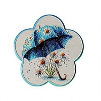 Aimants de réfrigérateur en céramique personnalisés de haute qualité, design créatif 3D Art Déco, transfert UV, écologiques, pour Pâques et la remise des diplômes
