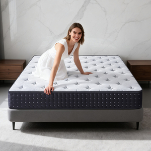 Di alta qualità in poliestere ibrido materasso rotolo in una scatola di Hotel durevole letto personalizzato grande King Size produttore di offerta a basso prezzo - Product Image 1