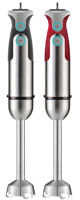 Mixeur Plongeant Blanc en Acier Inoxydable Premium 500/1000W avec Moteur en Cuivre Pur, Double Bouton et Vitesse Variable pour Cuisine