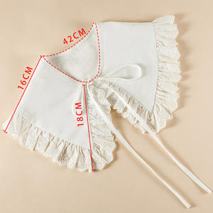 Accesorios de Ropa Multifuncionales para Decoración de Camisas, Cuello Blanco Desmontable, Bordado de Alta Calidad, Cuello de Encaje - Product Image 2