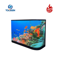 Panel LED Comercial Flexible para Mostrador de DJ, Pantalla LED para Mesa de Centro Comercial, Tamaño Personalizado