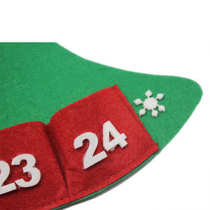 Set de Árbol de Navidad de Fieltro de Poliéster Ecológico para Niños, Decoración de Pared Desmontable, Adornos Duraderos, Regalos de Navidad Ecológicos para el Hogar - Product Image 2