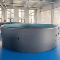 Aufblasbarer PVC-Pool für Draußen mit Drop-Stitch-Technologie, 4m Durchmesser, Rund, Großformatig, Tragbarer Familien- und Kinder-Schwimmpool mit Bodenplane