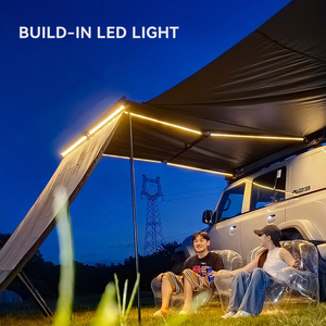 ADA OVERLAND Toldo Lateral Ajustable para Auto 4x4, Estable y Único, con Inclinación de 90 Grados, Impermeable, para Campamento al Aire Libre, para 4-5 Personas - Product Image 4