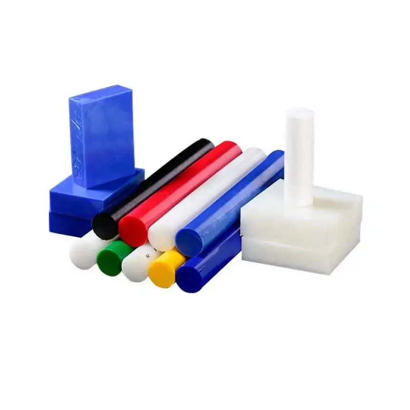 उच्च गुणवत्ता काला/सफेद/नीले/लाल/पीला/हरे रंग पोम रॉड Delrin Acetal प्लास्टिक रॉड 4-300mm व्यास