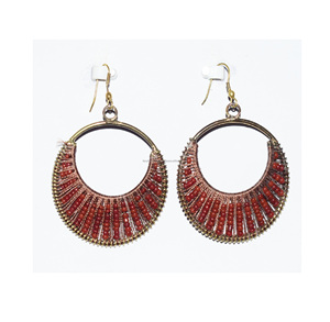 Wholesale Fashion <b>Tassel</b> Dangle <b>Earrings</b> Long Bohemian <b>Earrings</b> for Lady Crystal Jewelry Sets Unisex <b>Earrings</b> Jewellery Beads - Product Image 5