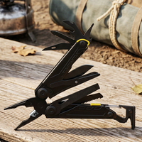 Nouveau couteau pliant multifonctionnel en acier à haute teneur en carbone, outil de survie en plein air, équipement d'urgence portable pour le camping