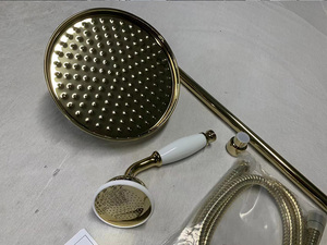 8" Showerhead Vernet Shower and Gold Shower <b>Kit</b> OEM Function Wall Mounted Bathroom Shower Gold BT-XT202-gold Customized BT-XT202 - Product Image 6