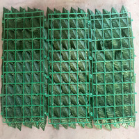 Superbes tapis décoratifs muraux en haies artificielles suspendues, résistants aux UV, écologiques, en feuillage de plastique, 1x3m, vert