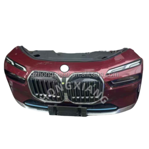 Per BMW Serie 7 G70 G73: Paraurti Anteriore Usato in ABS, Griglia M760ex, Ventola Radiatore, Barra Anti-Collisione, Fendinebbia con Fori, Tutti i Componenti - Product Image 5