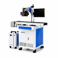 Machine de marquage laser à vision CCD automatique pour le marquage des métaux, du plastique, des circuits imprimés, des codes QR et des numéros de série