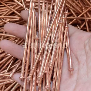 Ship Yard Insulation Helical Welding Pins Copper Plated Weld Nails