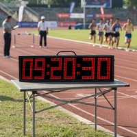 Stopwatch Tahan Air Jam Penghitung Waktu Lintasan Balap Sistem Penghitung Waktu Lapangan Super Terang
