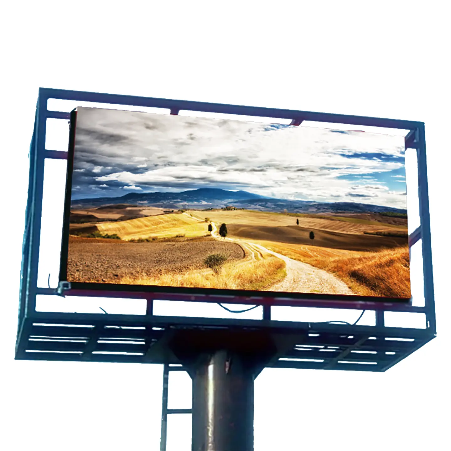 LEDスクリーン屋外防水サイネージ両面10X4フィートビデオシステム完全広告商用ディスプレイP6