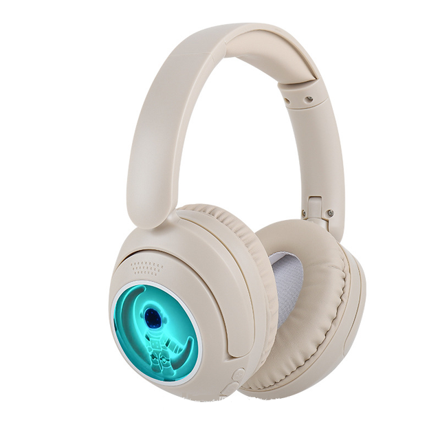 Astronaut Wireless Luminous Blue Tooth Headphones Head Mounted Foldable Card Insertion Headset