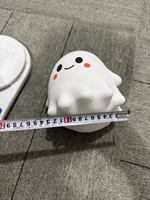 The Most Popular TPR Cute Halloween Ghost Soft Toy Stress Relief Toy with Slow Rebound Feature Suitable for Children and Adults