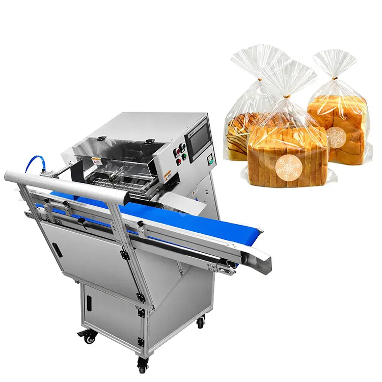 자동 가방 묶는 기계 빵 폴리 가방 트위스트 타이 포장 기계