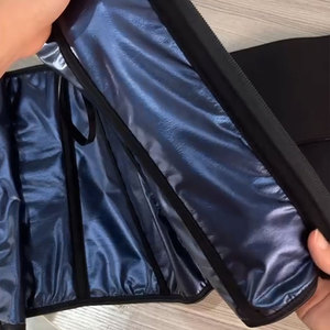 Faja Reductora de Cintura con Recubrimiento de <span class=keywords><strong>Nano</strong></span> Plata Delgada Sin Neopreno, Faja de Sudoración para Sauna, Entrenador de Cintura para Gimnasio, Fitness, Pérdida de Peso, Moldeador Corporal - Product Image 3