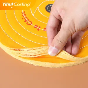 Yihui מותג 6*50 שכבות לבן צהוב כותנה ליטוש חובב תכשיטי כלים אלקטרו ליטוש