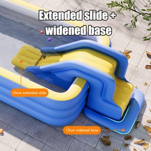 MAKE WAVES Opblaasbare Waterglijbaan Blaasmachine - Ecologisch PVC Compact Ontwerp voor Verjaardagsfeesten Buiten Zomerplezier 100kg Capaciteit - Product Image 5