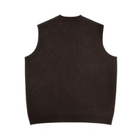 Simple lettre maillot de corps hommes ample décontracté col rond tricoté hommes tricots hommes concepteur tricot pull gilet