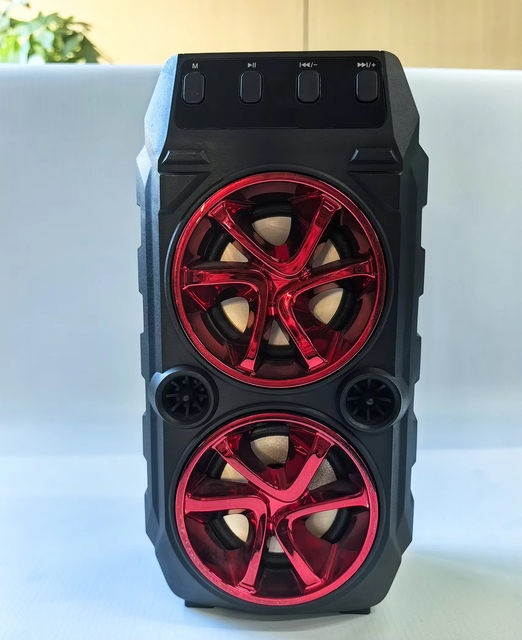 Outdoor Wireless Party Speaker Dual Driver BT Speaker with RGB Light Portable Karaoke BT Speaker