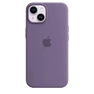 Custodia in Silicone viola per iPhone 14 Plus 13 Pro Max 14 Cover morbida con protezione morbida per telefono TPU - Product Image 3