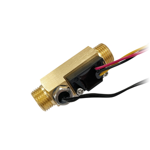 Sensor de Flujo Micro Hall de Latón FHS-6CV-0.3T3L-2CS, Doble Rosca G1/4 DN8, 0.3-3L/min, 5-24VDC, Detector de Pulsos de Ultra Baja Corriente - Product Image 3