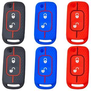Housse de <span class=keywords><strong>protection</strong></span> de clé de voiture en silicone populaire pour <span class=keywords><strong>Mercedes</strong></span> Benz C S M ML E Coque de clé à distance rabattable <span class=keywords><strong>Protection</strong></span> de clé à distance 2 boutons - Product Image 6