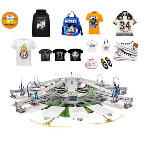 Máquina <span class=keywords><strong>de</strong></span> Serigrafía Rotativa <span class=keywords><strong>de</strong></span> 8 Colores y 18 Estaciones, Automática, Multicolor - Product Image 3