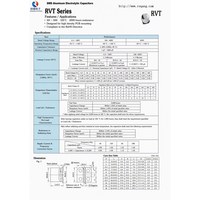 Condensateur électrolytique en aluminium à montage en surface ROQANG 1uF 100V 20% de tolérance, modèle SMD D4*L5.4mm RVT2A1R0M0405