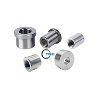 Espaciador Redondo de Aluminio, Casquillo Metálico para Aplicaciones Mecánicas, Eléctricas e Ingeniería