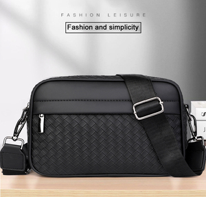 Borsa per Cosmetici da <span class=keywords><strong>Uomo</strong></span> Professionale all'Ingrosso, <span class=keywords><strong>in</strong></span> <span class=keywords><strong>Pelle</strong></span> PU, Design Geometrico Moderno e Trendy, Astuccio da Viaggio per Toilette con <span class=keywords><strong>Tracolla</strong></span> - Product Image 1