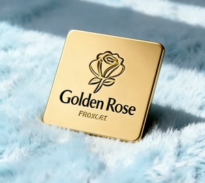 Etiqueta de Aluminio Serigrafiada, Placa de Identificación Metálica de Color Personalizado con Respaldo Adhesivo - Product Image 3