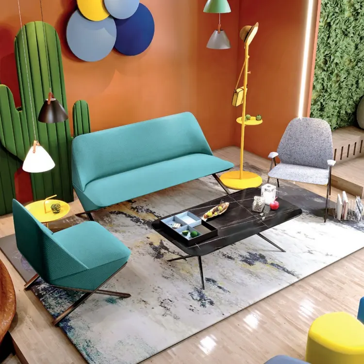 الحديثة تخصيص أريكة قماش منجد صالة كرسي غرفة المعيشة كنبة مكتب